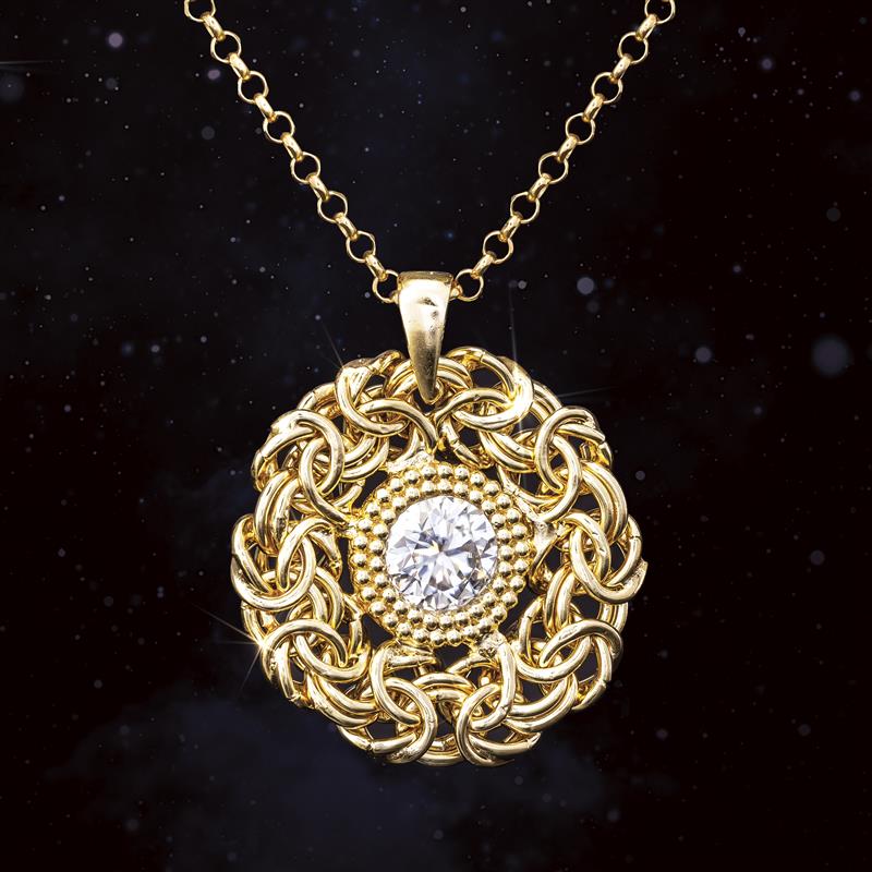 Bizantina Moissanite Necklace